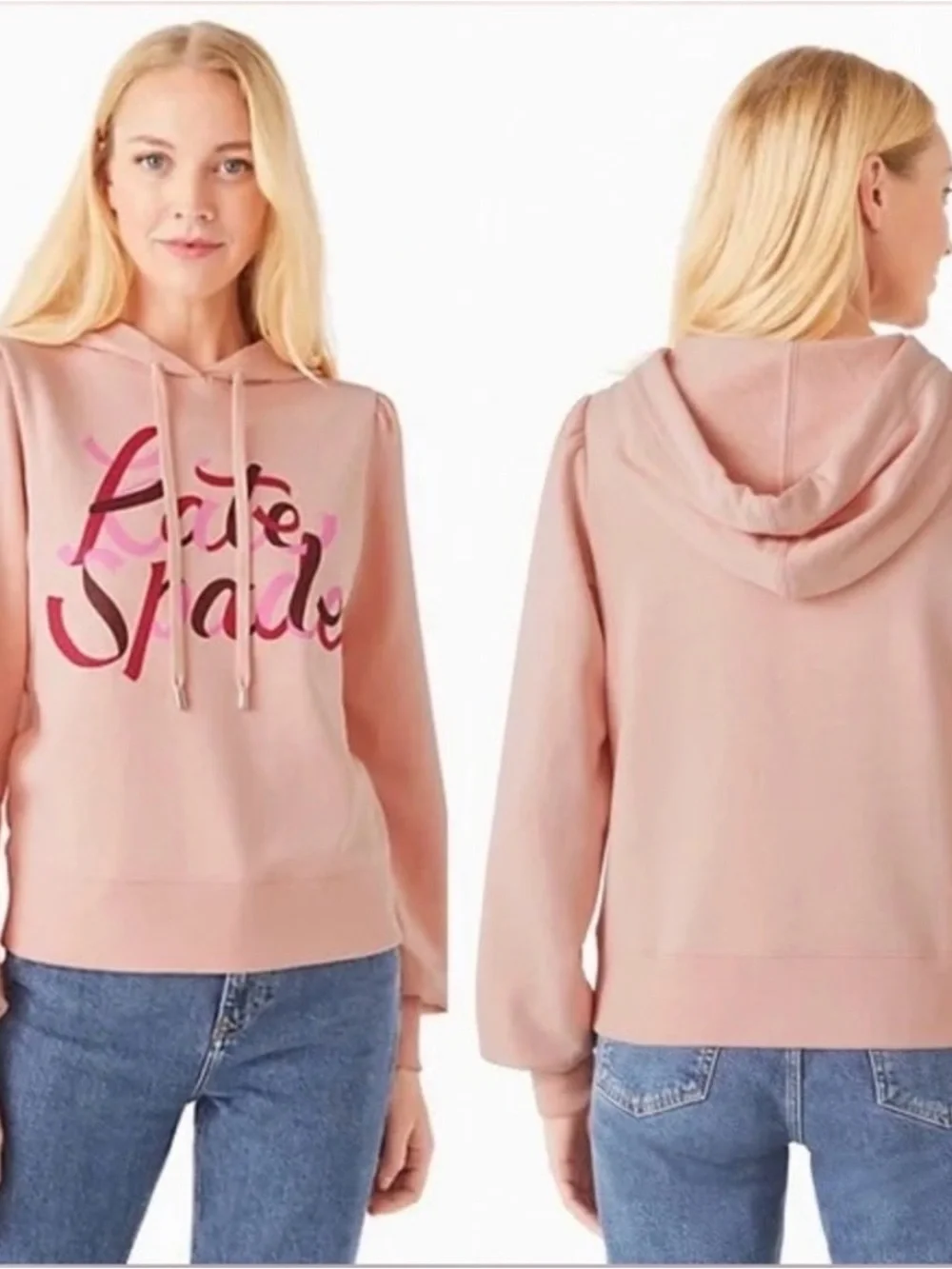 Kare Spade Pink Ruby, Ribbon Hoodie, SZ L